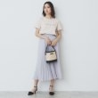 インデックス(index)のパール調刺繍ロゴTシャツ【汗ジミ防止/吸水速乾/接触冷感/UVケア/洗濯機洗い可】12