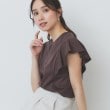 インデックス(index)の《XS-3Lサイズ》フレアスリーブバックシャントップス【接触冷感/UVケア/洗濯機洗い可】8
