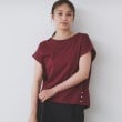 インデックス(index)のサイドパール調ボタンボクシートップス【洗濯機可・UV・接触冷感】9
