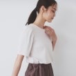 インデックス(index)の多機能タックスリーブトップス【洗濯機可・汗ジミ防止・吸水速乾・接触冷感・UVケア】 グレージュ(050)