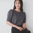 インデックス(index)の多機能タックスリーブトップス【洗濯機可・汗ジミ防止・吸水速乾・接触冷感・UVケア】 チャコールグレー(814)