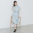インデックス(index)の《XS-LLサイズ》マルチストライプシャツワンピース【洗濯機洗い可/イージーアイロン/防シワ】10