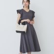 インデックス(index)の《5色展開/S-LLサイズ》シルケットVネックフレアワンピース【接触冷感/UVケア/洗濯機洗い可】19