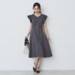 インデックス(index)の《5色展開/S-LLサイズ》シルケットVネックフレアワンピース【接触冷感/UVケア/洗濯機洗い可】22