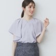インデックス(index)の《7色展開/S-LLサイズ》フリルタックスリーブキーネックブラウス【吸水速乾/洗濯機可/イージーアイロン/抗ピル】43