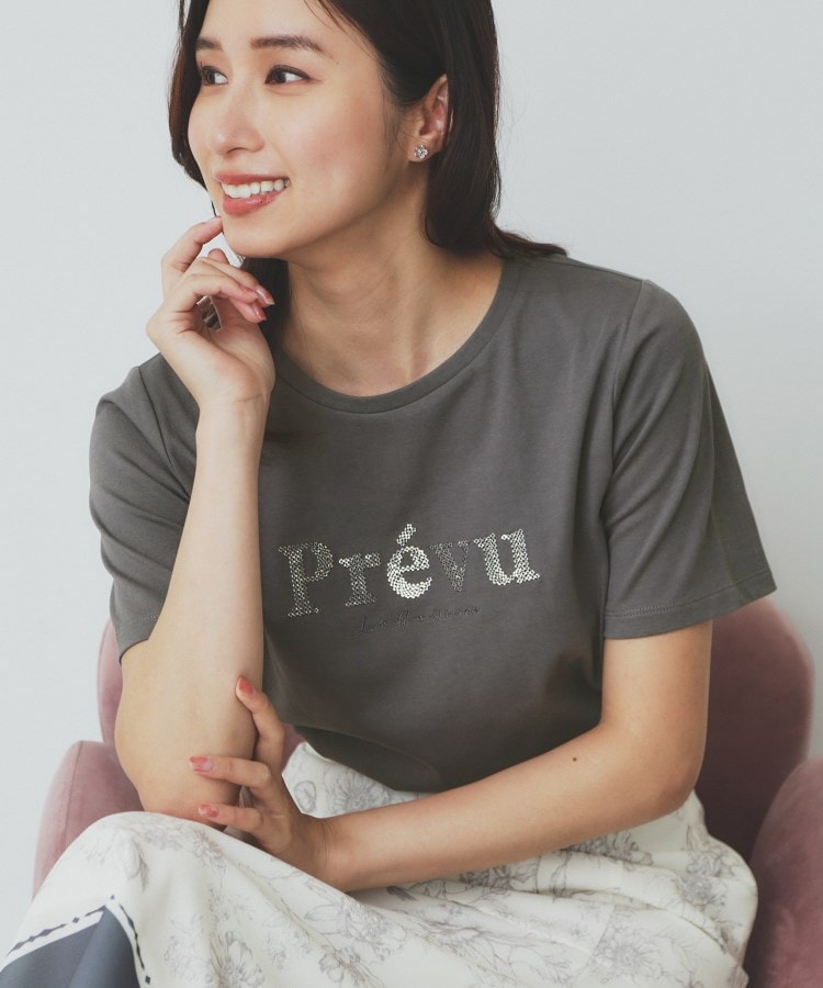 (ジャクモルト様）新品未使用　 Tシャツ　9号　黒　スパンコール　定価3万円 cr-232048-10_3.jpg