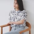 インデックス(index)のプリントアソートピンタックブラウス【洗濯機可・イージーアイロン・防シワ】 アイボリー(804)