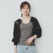 インデックス(index)の前後2wayサテンパイピングリブタンク【洗濯機洗い可】 チャコールグレー(014)