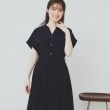 インデックス(index)の《6色展開/XS-LLサイズ》ダブルポケットスキッパーシャツワンピース【洗濯機洗い可/抗ピル/吸水速乾/防シワ】44