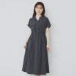 インデックス(index)の《6色展開/XS-LLサイズ》ダブルポケットスキッパーシャツワンピース【洗濯機洗い可/抗ピル/吸水速乾/防シワ】76