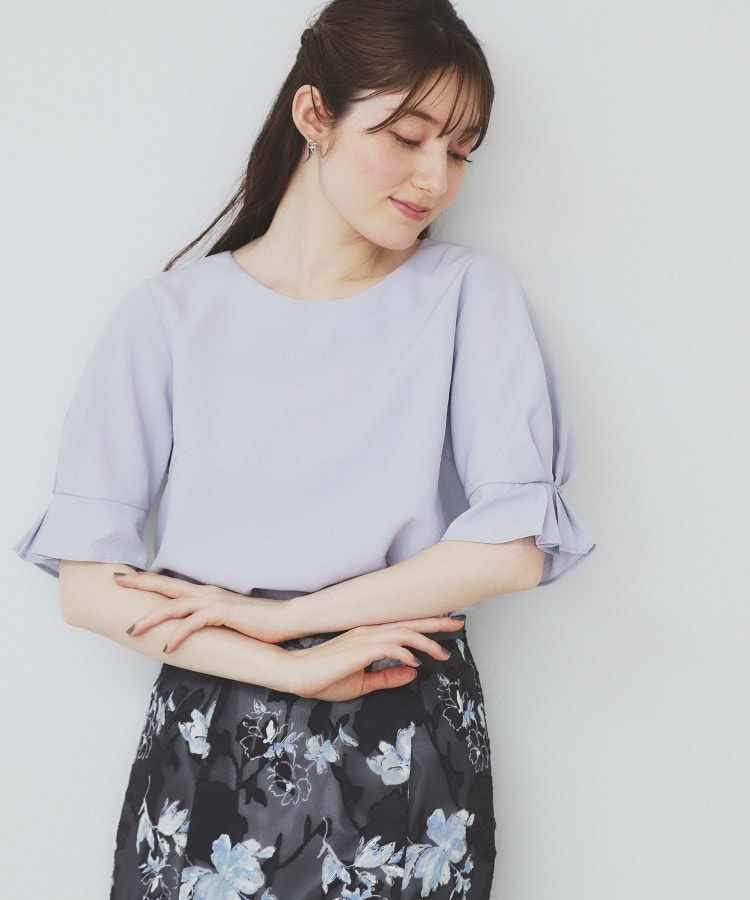 6color/XS-LLsize》タックパフスリーブブラウス【洗濯機洗い可 6color/XS-LLsize》タックパフスリーブブラウス【洗濯機洗い可