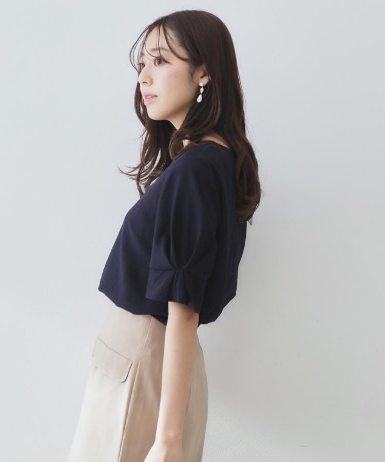 6color/XS-LLsize》タックパフスリーブブラウス【洗濯機洗い可 6color/XS-LLsize》タックパフスリーブブラウス【洗濯機洗い可