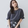インデックス(index)の《8色展開/XS-LLサイズ》タックパフスリーブブラウス【洗濯機洗い可/吸水速乾/防シワ/抗ピル】50