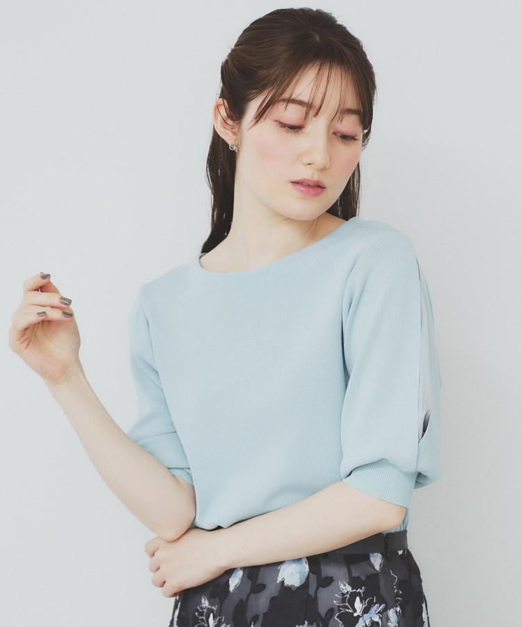 6color/XS-LLsize》ドライタッチ デザインスリーブニット【洗濯 6color/XS-LLsize》ドライタッチ デザインスリーブニット【洗濯