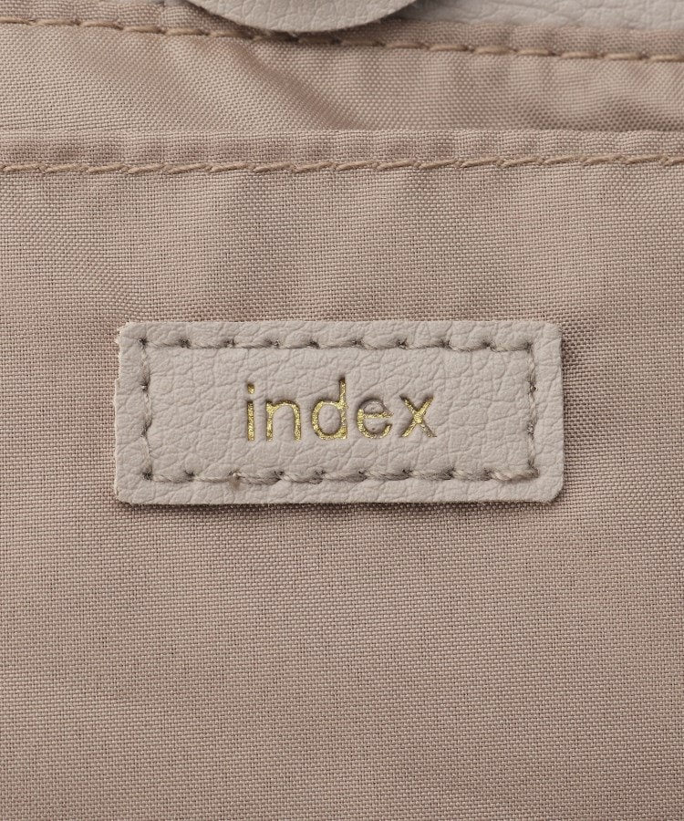 インデックス(index)の3層ミドルサイズショルダーバッグ11