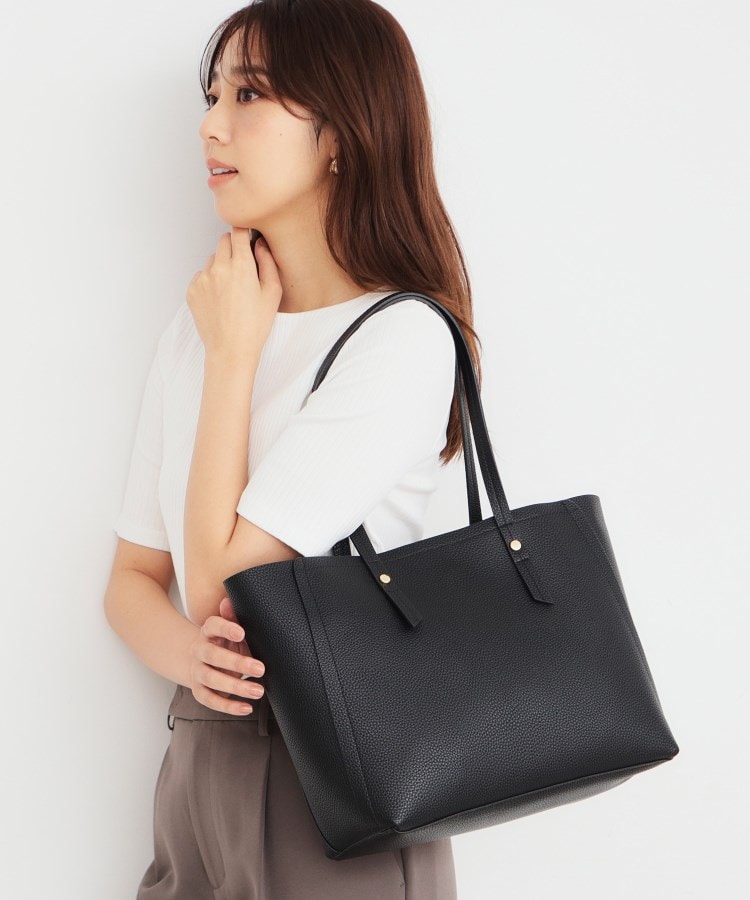 フェイクレザーA4トートバッグ(トートバッグ) | index フェイクレザーA4トートバッグ(トートバッグ) | index