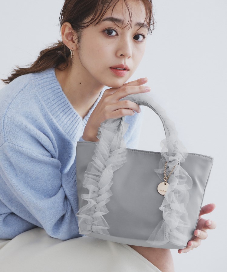 2WAYフリルショルダーバッグ(トートバッグ) | index 2WAYフリルショルダーバッグ(トートバッグ) | index