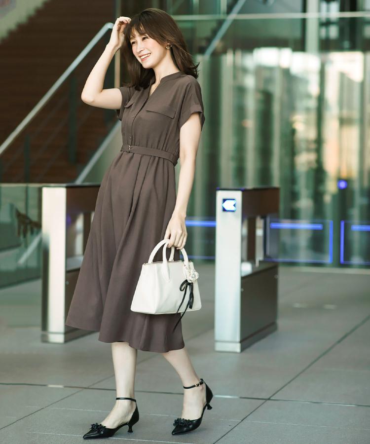 インデックス(index)のフラワーセパレートパンプス1