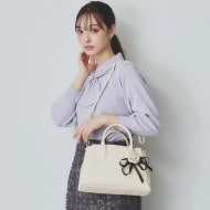 2WAY】フラワーチャーム付きショルダー取外し可バッグ