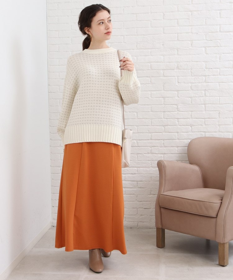 ◇控えめな柄が可愛い!バーズアイ柄ニット(ニット/セーター ◇控えめな柄が可愛い!バーズアイ柄ニット(ニット/セーター