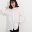 シューラルー(SHOO・LA・RUE)の◆シンプルバンドカラーシャツ ホワイト(002)