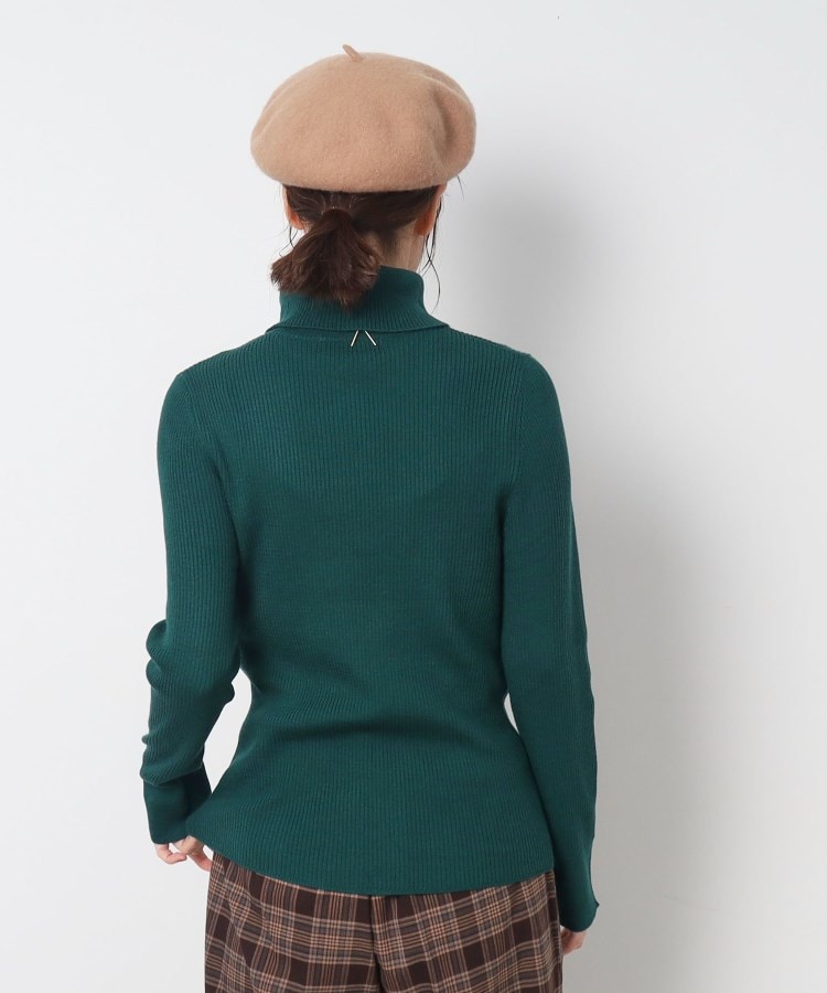 シューラルー(SHOO・LA・RUE)の◆【洗える】ちくちくしにくい なめらか リブタートルニット37