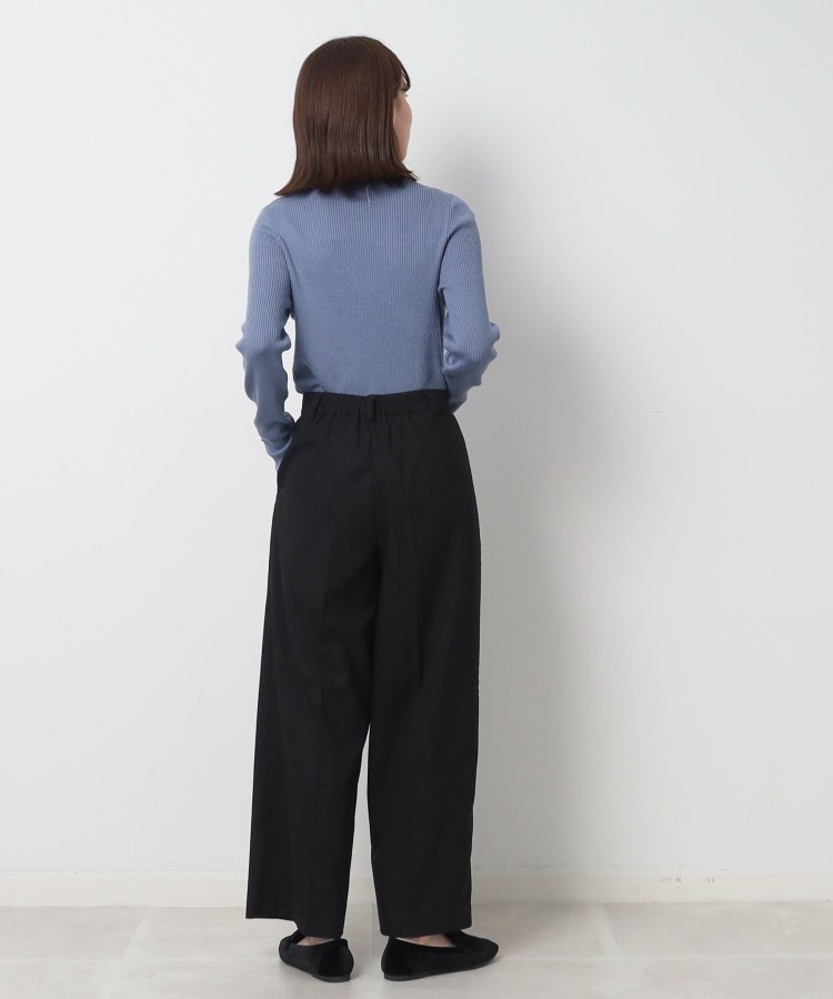 シューラルー(SHOO・LA・RUE)の◆【洗える】ちくちくしにくい なめらか リブタートルニット52