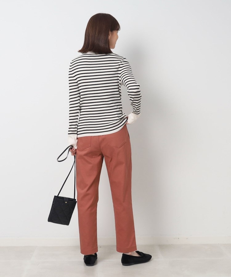 シューラルー(SHOO・LA・RUE)の◆【洗える】ちくちくしにくい なめらか リブタートルニット28