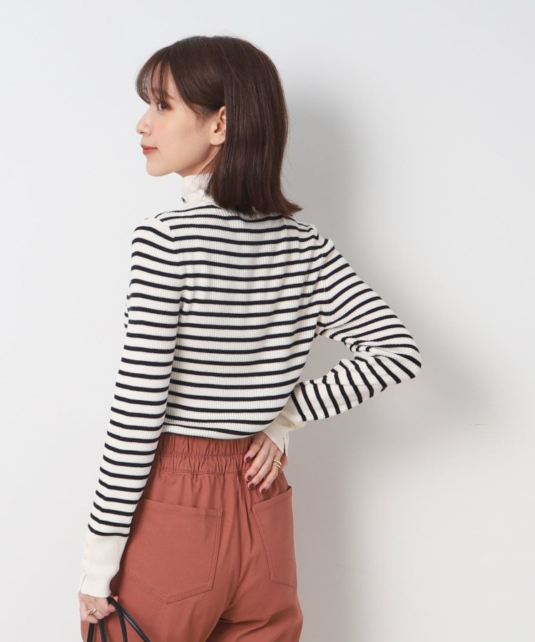 シューラルー(SHOO・LA・RUE)の◆【洗える】ちくちくしにくい なめらか リブタートルニット31