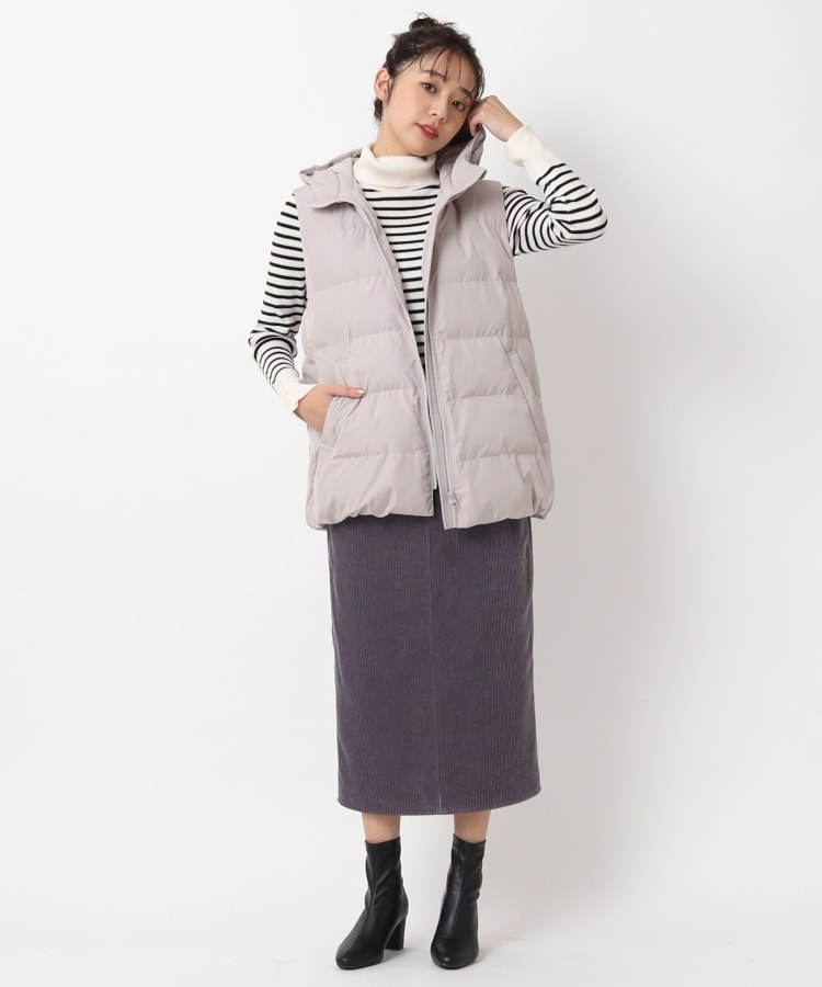 シューラルー(SHOO・LA・RUE)の◆【洗える】ちくちくしにくい なめらか リブタートルニット81