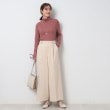 シューラルー(SHOO・LA・RUE)の◆【洗える】ちくちくしにくい なめらか リブタートルニット44