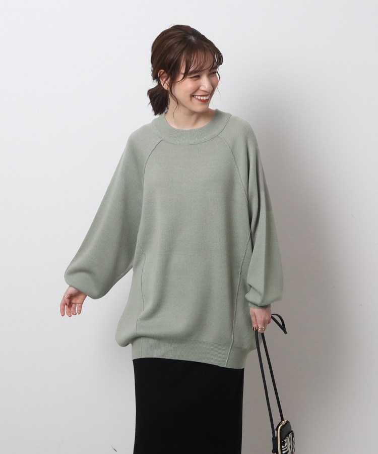 02023● Rito OVERSIZED SILK BLEND SWEATER