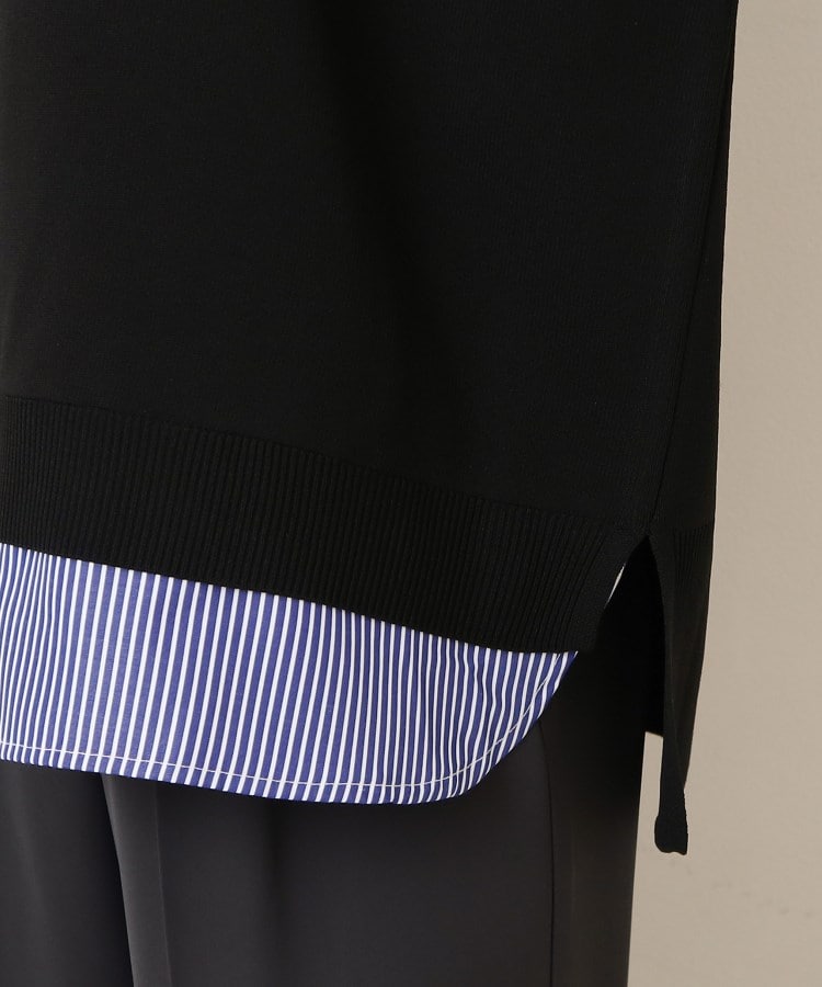 シューラルー(SHOO・LA・RUE)の気軽にさらりと着たい スポンディッシュ 裾レイヤード風ニット40