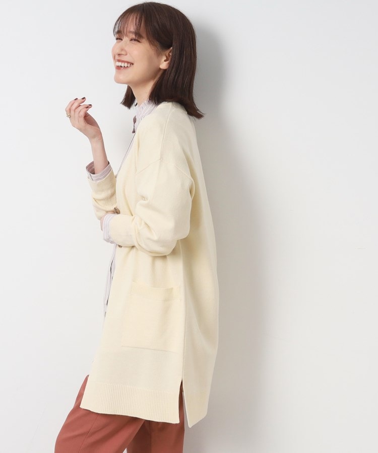 ◇大人の抜け感 カシミヤライク Vネック ロングカーディガン ◇大人の抜け感 カシミヤライク Vネック ロングカーディガン