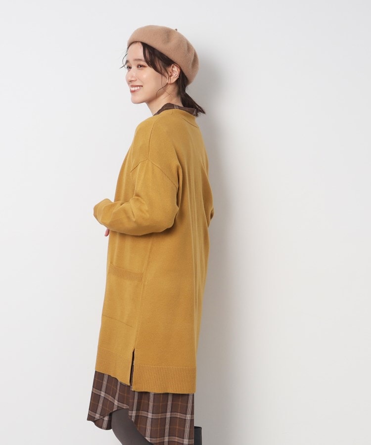 ◇大人の抜け感 カシミヤライク Vネック ロングカーディガン ◇大人の抜け感 カシミヤライク Vネック ロングカーディガン