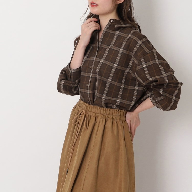 シューラルー(SHOO・LA・RUE)の◆大人のための チェックシャツ シャツ・ブラウス