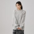 シューラルー(SHOO・LA・RUE)の◆【体型カバー】きれいめカジュアル メランジ ケーブルニット2