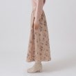 シューラルー(SHOO・LA・RUE)の大人フェミニン 線画フラワープリントスカート12