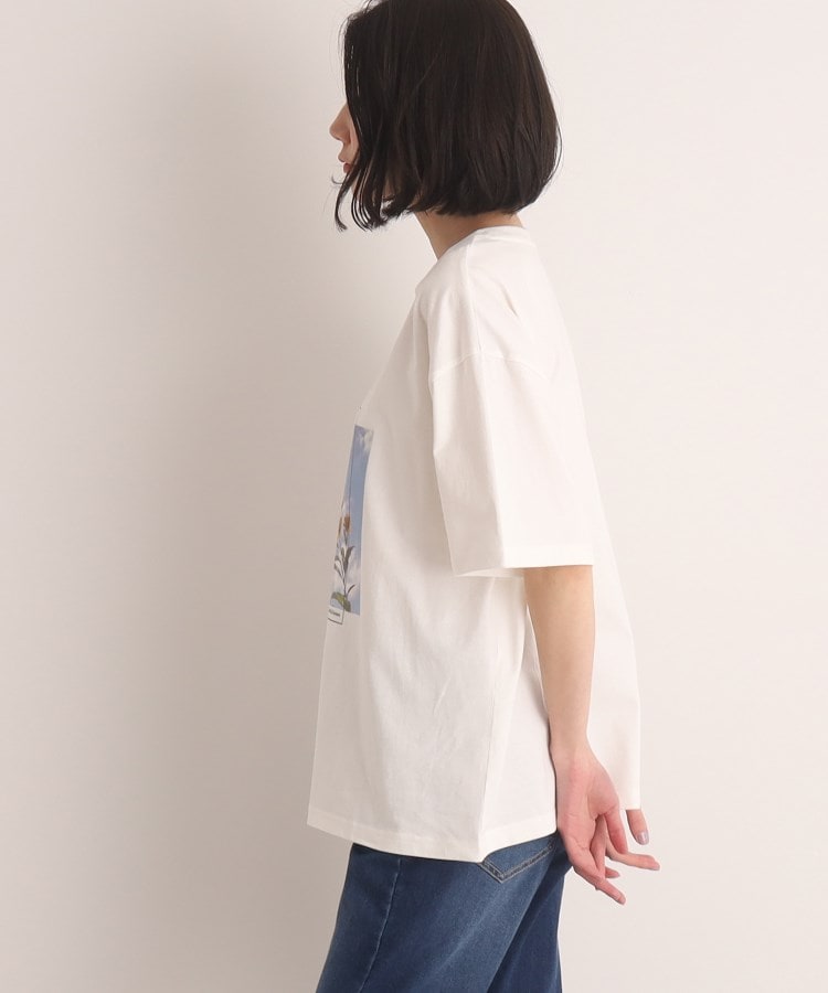 シューラルー(SHOO・LA・RUE)の【プチプラ/コットン100％】選べるプリント バリエーション 大人きれい 半袖Tシャツ2