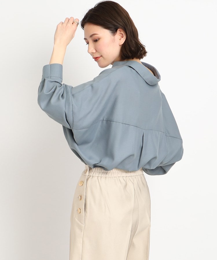 シューラルー(SHOO・LA・RUE)のドルマン衿付きシャツ22