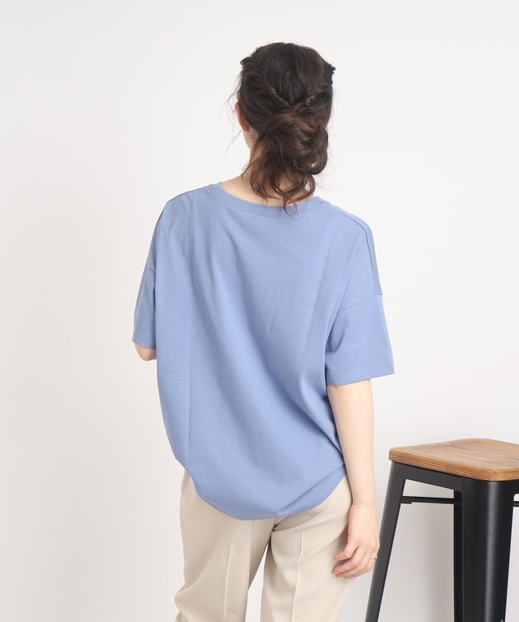 シューラルー(SHOO・LA・RUE)のシンプルだから使いやすい スリットTシャツ18