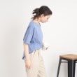 シューラルー(SHOO・LA・RUE)のシンプルだから使いやすい スリットTシャツ17