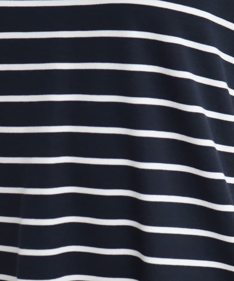 シューラルー(SHOO・LA・RUE)の【接触冷感】とろみ素材で体型カバー 裾タックTシャツ59