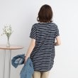 シューラルー(SHOO・LA・RUE)の【接触冷感】とろみ素材で体型カバー 裾タックTシャツ35