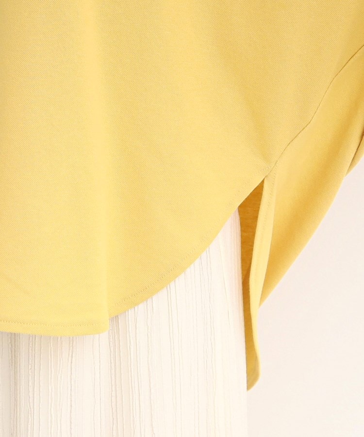 シューラルー(SHOO・LA・RUE)の裾スリットとネックデザインが抜け感を演出！カノコ ドルマン トップス30