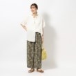 シューラルー(SHOO・LA・RUE)の【洗える】ふんわり さらさら コットンシフォン 半袖ブラウス13