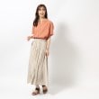 シューラルー(SHOO・LA・RUE)の【洗える】ふんわり さらさら コットンシフォン 半袖ブラウス9