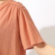 シューラルー(SHOO・LA・RUE)の【洗える】ふんわり さらさら コットンシフォン 半袖スキッパーブラウス22