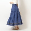 シューラルー(SHOO・LA・RUE)のふわっと揺れる インド綿 ティアード刺繍スカート14