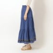 シューラルー(SHOO・LA・RUE)のふわっと揺れる インド綿 ティアード刺繍スカート18